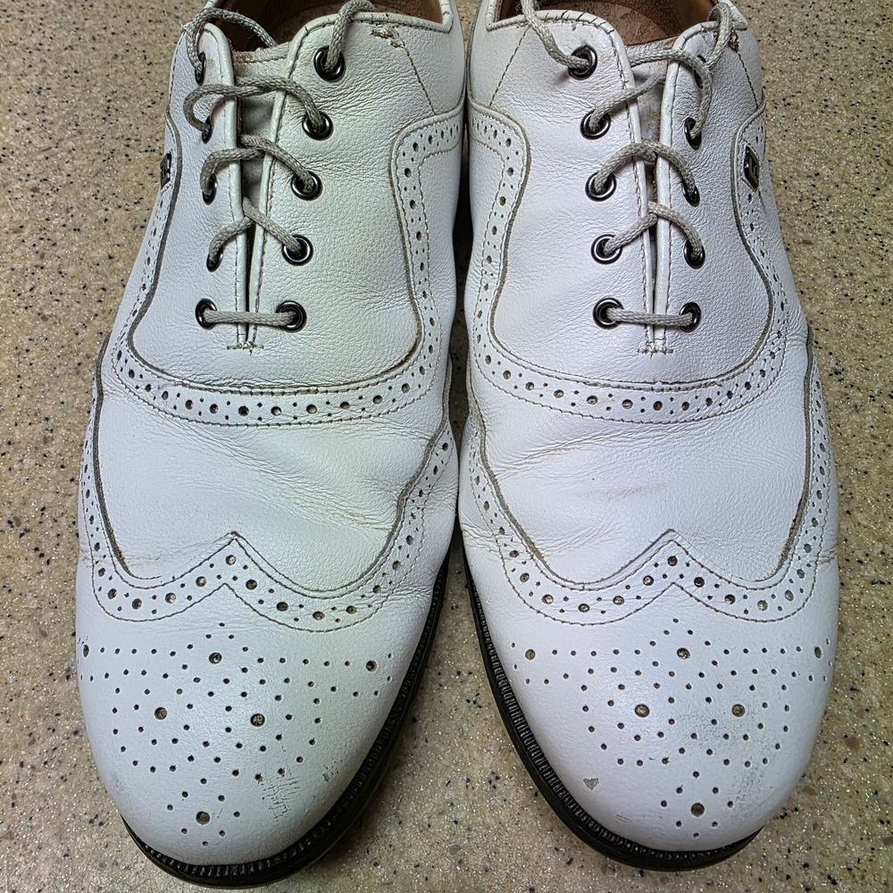 FootJoy Icon White Golf Shoes